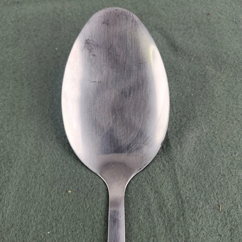Temp-tations by Tara Blue Floral Lace Grandma Stainless Spoon Silicone Handle